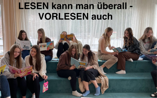 Lesen kann man überall – vorlesen auch